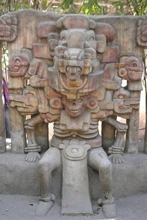 Interior Garden at the Anthropology Museum in Chapultepec by Scott Irwin