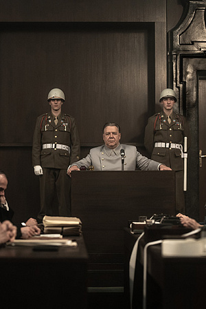 Russell Crowe as Hermann Göring in ‘Nuremberg’ (photograph by Scott Garfield, courtesy of Madman Entertainment)