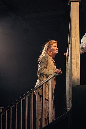 Alison Whyte as Harper and Darcy Sterling-Cox as Young Joan (photograph by Cameron Grant). 