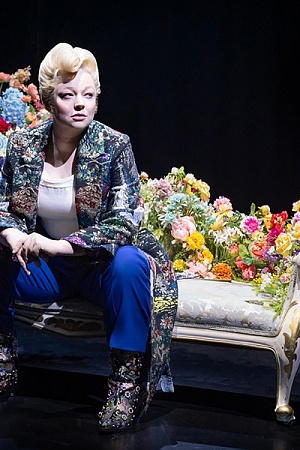 Sarah Snook in The Picture of Dorian Gray (photograph by Marc Brenner) 