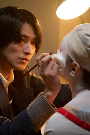 Ryûsei Yokohama as Shunsuke Ōgaki in 'Kokuhō' (photograph courtesy of Palace Fims)