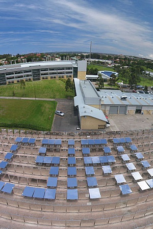 CSIRO ScienceImage 2146 Solar panels spelling out CSIRO