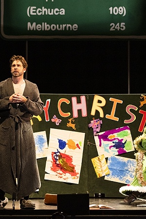 Samuel Dundas as Scrooge in A Christmas Carol (photograph by Charlie Kinross) 