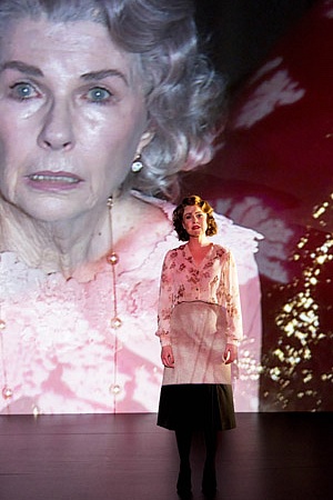 Robyn Nevin background Eryn Jean Norvill foreground in Sydney Theatre Companys production of Suddenly Last Summer photograph by Brett Boardman
