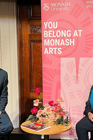 Peter Rose and Sheila Fitzpatrick in conversation at the State Library of Victoria as Fitzpatrick becomes the third ABR Laureate, 2023
