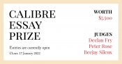 The 2022 Calibre Essay Prize | Worth $7,500