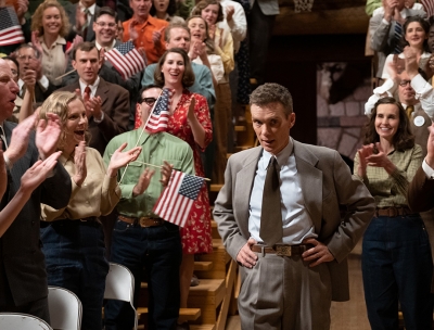 Cillian Murphy as J. Robert Oppenheimer (courtesy of Universal Pictures Australia). 