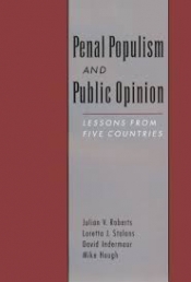 Russell Hogg reviews 'Penal Populism and Public Opinion: Lessons from five countries' by Julian V. Roberts, Loretta J. Stalans, David Indemaur, and Mike Hough