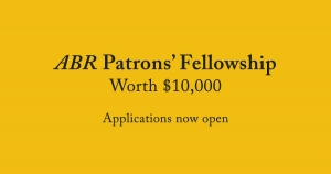 2021 ABR Patrons’ Fellowship – worth $10,000