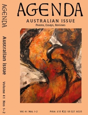 Lisa Gorton reviews ‘Agenda: Australian Issue’ edited by Patricia McCarthy and ‘Jacket 28, October 2005’ edited by John Tranter