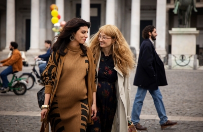 Irene Maiorino as Lila and Alba Rohrwacher as Elena Lenù (courtesy of SBS On Demand)