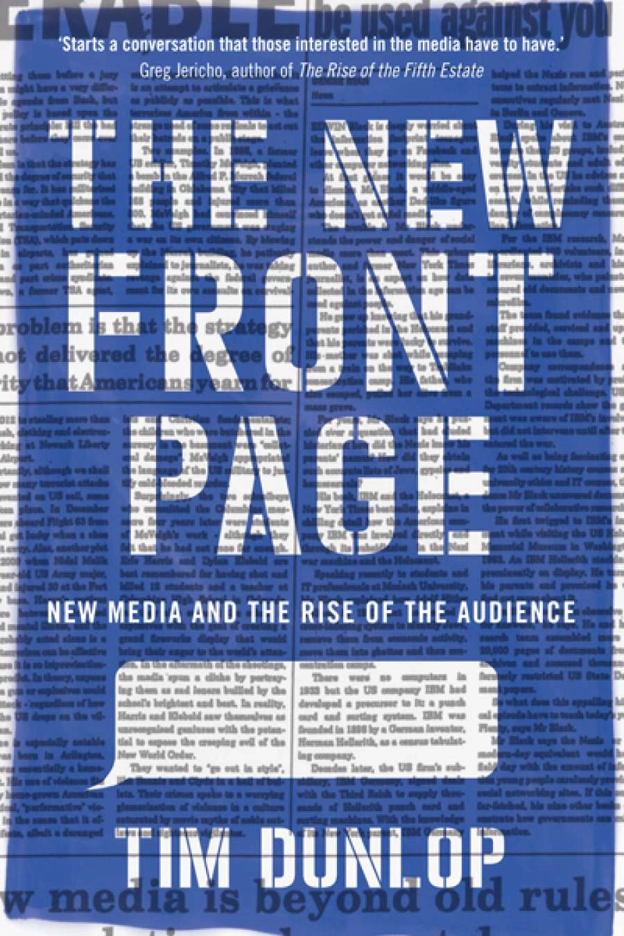 Gillian Terzis reviews New Front Page: New media rise of the audience' by