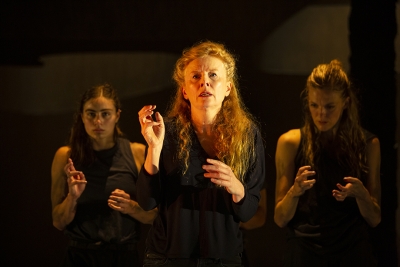 Josie Weise, Alison Whyte, Samantha Hines in Monsters (photograph by Pia Johnson)
