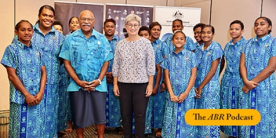 Penny Wong and Sitiveni Rabuka (photograph by DFAT/Sarah Hodges)