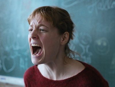 Leonie Benesch as Frau Carla Nowak in The Teachers&#039; Lounge (courtesy of Palace Films).