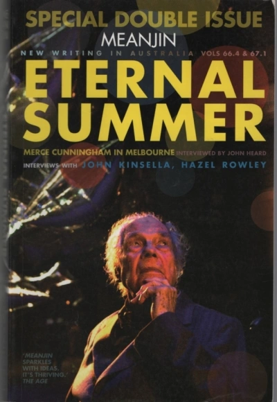 Lyn McCredden reviews &#039;&#039;Meanjin&#039;, Vol. 66, No. 4 &amp; Vol. 67, No. 1: Eternal Summer&#039; edited by Ian Britain, &#039;Griffith Review 20: Cities on the Edge&#039; edited by Julianne Schultz, and  &#039;Overland 190&#039; edited by Jeff Sparrow
