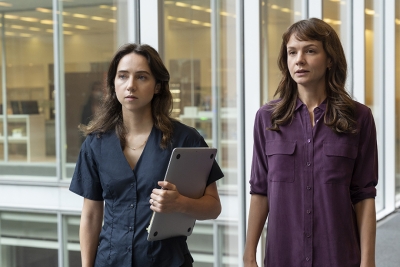 Zoe Kazan (left) and Carey Mulligan in She Said, directed by Maria Schrader